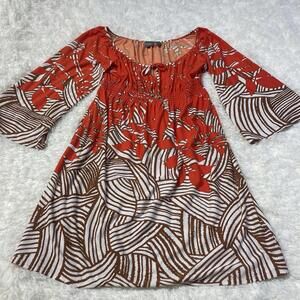 Muse Dress Womens Size 6 Babydoll Loose Bohemian Mini